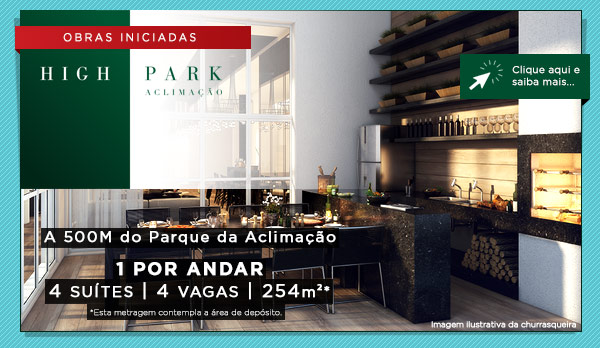 High Park Aclimação, Lançamento. 1 por andar, 254m2. 4 suítes, 4 vagas